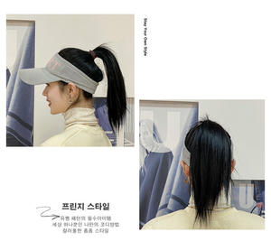 Chapeau à visière réglable en maille tricotée pour le sport, respirant, vide, quotidien, décontracté, pour hommes et femmes - Product Image 5