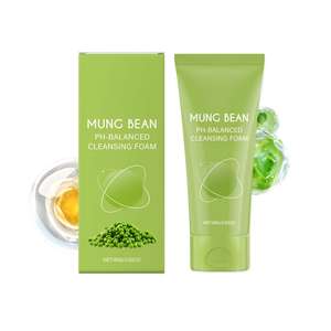 Limpiador Facial Equilibrado de pH con Frijol Mungo OEM, 80 g, Limpieza Profunda, Control de Grasa, Apto para Piel Grasa y Propensa al Acné, Uso Diario - Product Image 1