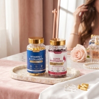 Capsules d'activateur de collagène, de vitamine C et de glutathion OEM/ODM pour le soutien immunitaire, l'éclat de la peau, la santé des articulations et des os, complément alimentaire