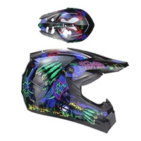 Nouveau casque de moto intégral en ABS avec certification DOT pour utilisation sur route et hors route, produit en Chine