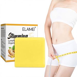 Jabón Elaimei para Adelgazar el Rostro y el Cuerpo, Linfático, Orgánico, de Jengibre, Reparador de la Piel, Elimina Toxinas, Rejuvenecedor, Promotor de la Circulación Sanguínea - Product Image 1