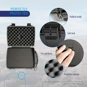 Estuche de Transporte de Plástico para Herramientas, Muestra Gratuita, Venta al por Mayor, Estuche de Herramientas Personalizado Barato con Espuma Precortada y Cremallera, Carcasa Rígida - Product Image 3