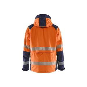 BLAKLADER - 443519875389XL <b>Hi</b>-<b>Vis</b> Shell <b>jacket</b> <b>Orange</b>/Navy blue - EAN 7330509856994 <b>HI</b>-<b>VIS</b> WORKWEAR - Product Image 2
