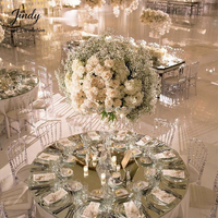 Nappe de table miroir JINDY pour hôtel, vente en gros, argentée, pour décoration de mariage, effet réfléchissant