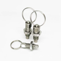 OEM Manufacturer-Customized 304 Stainless Steel Ring Pull Quick Release Pin, Heavy Duty Latch Bolt Fastener for Machinery