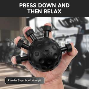 Nieuwe Stijl Power <span class=keywords><strong>Ball</strong></span> Gripper Sporter Hand Knijp Bal Vijf Vinger Grip Power Vinger Kracht Revalidatie Trainer Bal - Product Image 3
