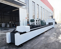 Machine de découpe de tubes par laser à fibre avec système de chargement et déchargement semi-automatique en option et zéro gaspillage, système CNC CypCut 6012