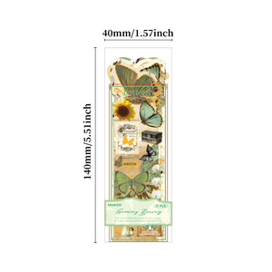 ที่คั่นหนังสือรูปผีเสื้อ 11 ชิ้น/แพ็ค ชุดแฟนตาซีผีเสื้อ ลายการ์ตูนอเนกประสงค์ สำหรับนักเรียน - Product Image 5