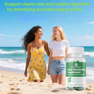 Cápsulas de clorofila líquida natural para desintoxicación, desodorante <span class=keywords><strong>interno</strong></span> y soporte inmunológico Cápsulas de desintoxicación a base de plantas - Product Image 3