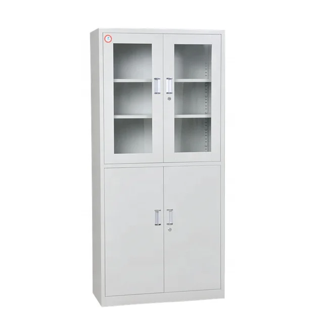 cheap wardrobe steel glass cabinet doors filing cabinet