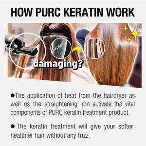 Traitement Kératine Professionnel Brésilien Bio Pur de Qualité Supérieure, Crème Lissante et Lissante pour Cheveux, 1000 ml, En Gros - Product Image 3