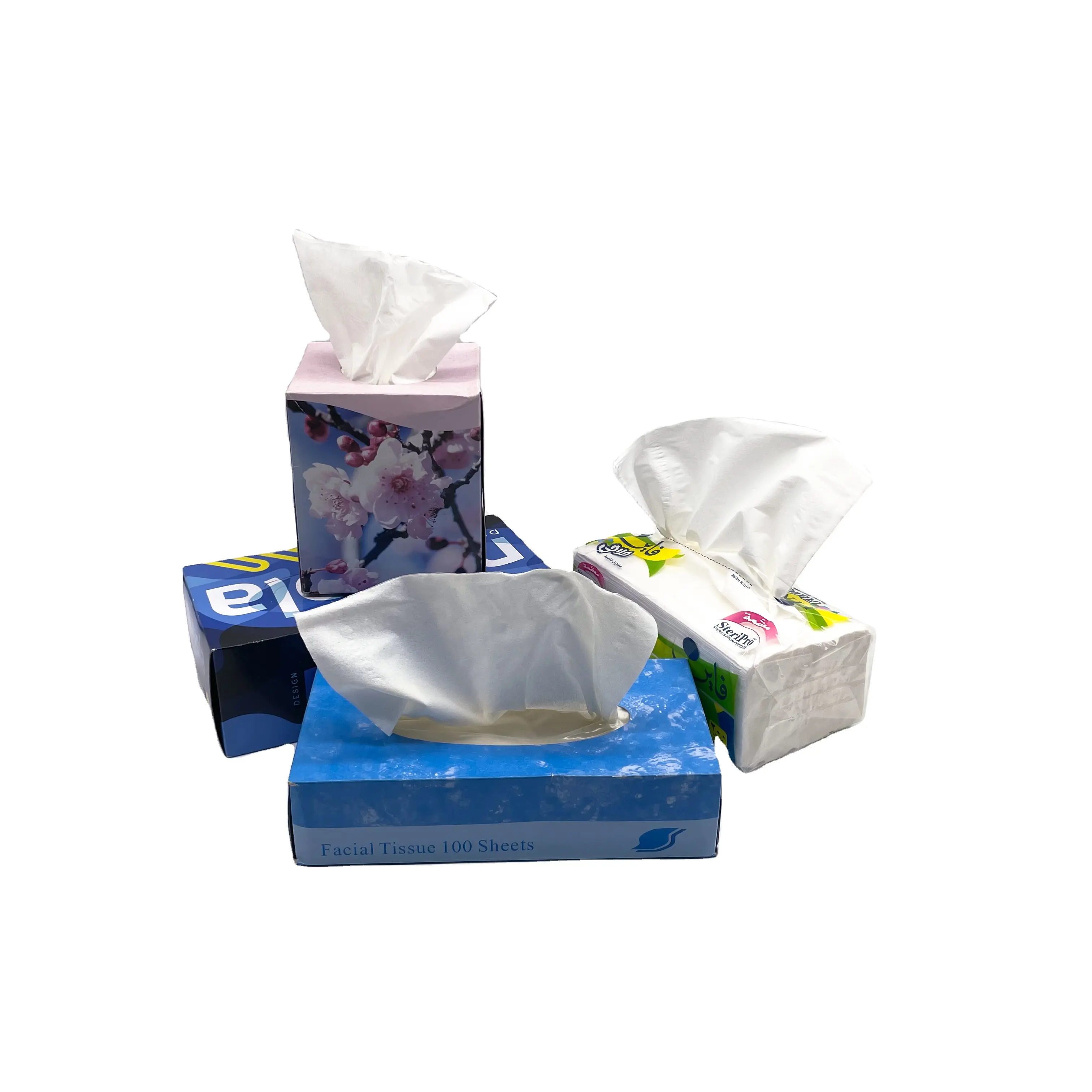 Fazzoletti Pepar fazzoletto di tessuto facciale Super morbido 3 strati di carta igienica piega turchia all'ingrosso strato di tessuto di fabbrica