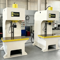Presse hydraulique à bras unique de 20 tonnes, type C, multifonctionnelle pour le pressage de roulements et le redressage de pièces, vente directe usine