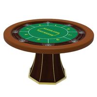 Lucky YH — Table de Poker de 55 pouces pour 8 personnes OEM, plateforme de Poker de luxe, avec plateau à puces