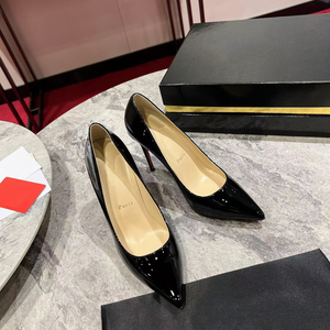 Zapatos de Tacón Alto de Diseño Europeo, Elegantes Zapatos de Mujer con Suela Roja en Negro para Novia, Zapatos de Vestir para Fiesta - Product Image 4