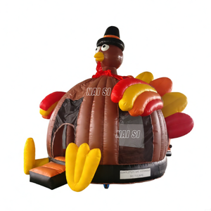 <span class=keywords><strong>Castello</strong></span> Gonfiabile da Esterno di Alta Qualità, Casa Rimbalzante Commerciale a Tema Tacchino per Bambini - Product Image 1