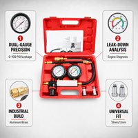 Kit de testeur de compression moteur TU-21, détecteur de fuite de cylindre pour voiture, moto, essence, jauge de compression