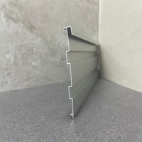 Plinthe murale en PVC série DZX 100 pour montage mural sur sol plastique, prête à être expédiée