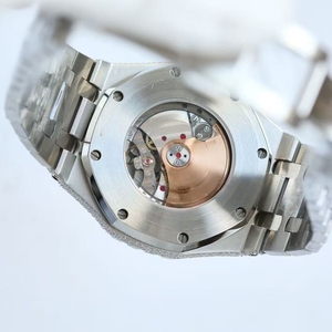 Reloj automático de lujo para hombre, hecho a mano, con incrustaciones de diamantes cultivados en laboratorio, reloj mecánico personalizado de alta gama. - Product Image 1