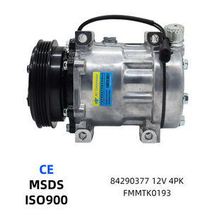 84290377 คอมเพรสเซอร์แอร์รถยนต์ คอมเพรสเซอร์แอร์คอนดิชั่นเนอร์ คอมเพรสเซอร์แอร์รถยนต์สำหรับ NEW HOLLAND T4/T5 - Product Image 1