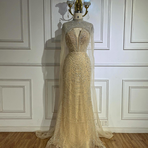 Vestido <span class=keywords><strong>de</strong></span> Noche Serene Hill LA72189A, <span class=keywords><strong>Vestidos</strong></span> <span class=keywords><strong>de</strong></span> Lujo con Cuentas <span class=keywords><strong>de</strong></span> Perlas Color Nude y Cola <span class=keywords><strong>de</strong></span> Tul para Mujer, Ocasiones Formales 2026 - Product Image 2