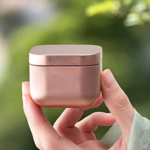 卸売 55*55*45mm 2オンス 60ml 小型 ミニ 空容器 カスタムロゴ入り キャンディー 食品 化粧品 キャンドルジャー 蓋付き金属缶 - Product Image 3