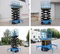 Plateforme élévatrice électrique mobile 4m 6m 8m 10m 12m 14m 16m 18m, petit élévateur électrique pour échafaudage