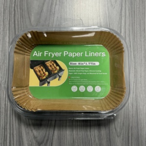 Multi-Shape Air Fryer Liners 150 Pieces Food Grade Non-Stick Parchment <strong>Paper</strong> for Air Fryer Oven <strong>Baking</strong> Grilling - Product Image 2