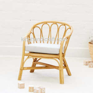 Handicraft Natural Rattan <b>Kids</b> <b>Chair</b> for Children Seating Handmade Woven Baby <b>Chair</b> Eco Friendly Furniture for Home - Product Image 4