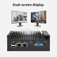 Mini PC Industrial Sin Ventilador con Windows 10, Core I3 7100U, Ranura PCI, 2 RJ45 LAN, 2COM, Compatible con Linux