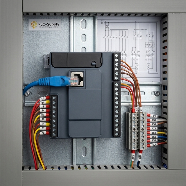 TM221C16R PLC PAC Dedicated Controllers 16 I/O 100-240V 9DI 7 Relay High Efficiency Industrial Motion Control Logic Power Unit