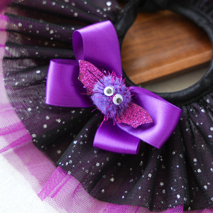 Disfraces temáticos de Halloween para perros, gatos, perros pequeños y cachorros, con pañuelos de gasa y accesorios. - Product Image 3