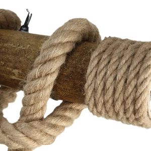 Lampadario a Tre Teste in Corda di Canapa Stile Vintage Nordico Americano per Ristorante, Bar o Caffetteria - Product Image 5