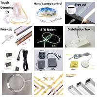 Catu Daya Lampu Satu Warna 12V 60W untuk Lampu Kabinet Furnitur Cermin SAA