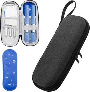 In Stock Injection Pen Case Custom Logo EVA Zipper Waterproof for <b>Storage</b> <b>Box</b> - Product Image 1