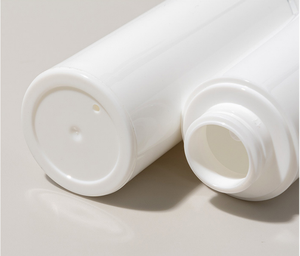 Flacon pompe airless blanc 15ml 30ml 50ml avec capuchon doré/argenté, pulvérisateur cosmétique PP pour crème et <span class=keywords><strong>lotion</strong></span>, estampage à chaud - Product Image 5