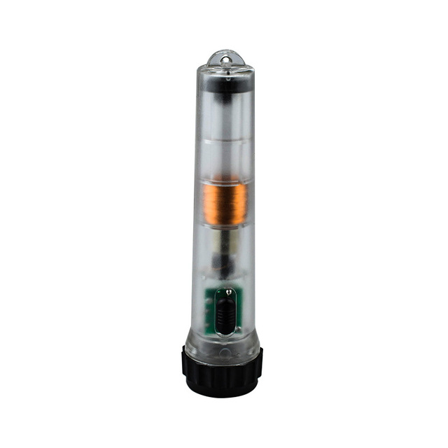 Self-generating Fluorescent Student Flashlight Outdoor Emergency Led Flashlight Torch Light Hand Shake Without Charging