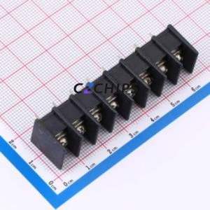 ZX-DG10-7.62-8P Barrier Terminal Block Through hole Component (THT),P=7.62mm Connector - Product Image 1