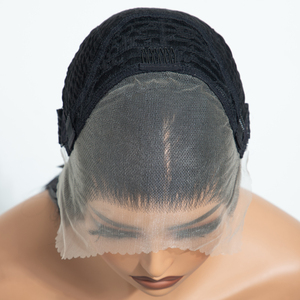 Perruques synthétiques Lace Front FREEDOM pour femmes, 13*6, lisses, pour <span class=keywords><strong>cosplay</strong></span>, avec mèches blondes et brunes, résistantes à la chaleur, transparentes - Product Image 5