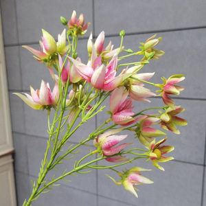 Vente chaude : Tiges de <span class=keywords><strong>lotus</strong></span> des neiges en soie réalistes, fleurs artificielles haut de gamme à branche unique pour la décoration de mariages et événements de luxe, approvisionnement en gros - Product Image 1