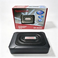 SPAXEVOX SX-69200 Subwoofer actif ultra-plat pour voiture, à installer sous le siège