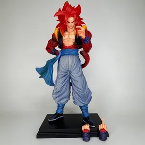 Lot de 2 figurines Dragon Ball Z - Collection Anime - Modèle PVC - Statuette Son <span class=keywords><strong>Goku</strong></span> et Vegeta - Jouet de dessin animé - 33/30cm - Product Image 6