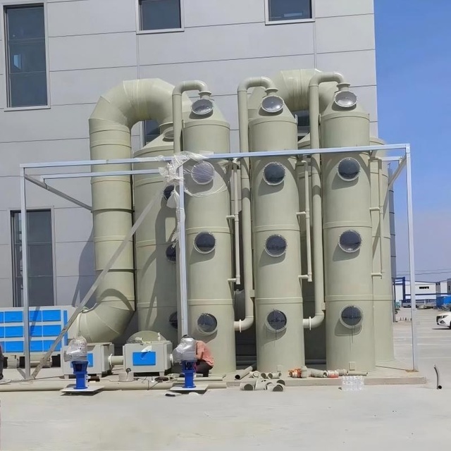 Pollution Control Scrubber Spray Tower Air Scrubber Carbon Dioxide Wet Scrubber