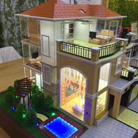 Système de contrôle intelligent pour toute la maison, modèle de villa personnalisée, table de sable de démonstration, télécommunications, YS1901