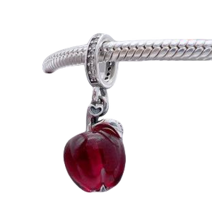 925 perles de charme <span class=keywords><strong>en</strong></span> argent, fleur de coeur de tour de fer, clé de <span class=keywords><strong>dinosaure</strong></span>, petit pendentif exquis, accessoire de bracelet de luxe léger bricolage - Product Image 4