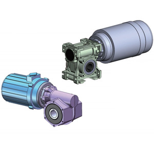 Stainless Steel Corrosion Resistant Worm <b>Gear</b> Reducer Car Washing Gearbox for Automatic with IP67 Motor - Product Image 4