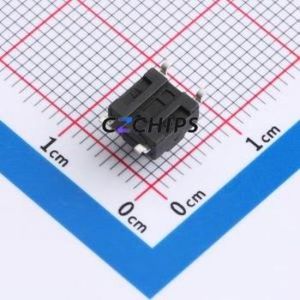 XJ4B0602210 Tactile Switch SMD-4P,6.2x6.2mm Switch Single Pole Single Throw Round Button 2.6N Vertical Mount - Product Image 2