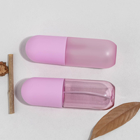 Flacon pompe en PET givré pour lotion et sérum, 40 ml, 50 ml, 60 ml, 80 ml, impression sérigraphique, logo personnalisé, emballage
