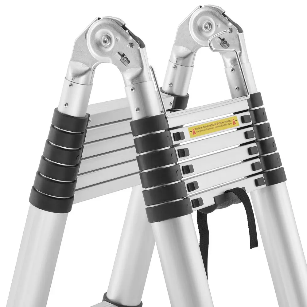 アルミ製ローリングはしご安全フレームはしご産業用ステップサークル調整はしご付き