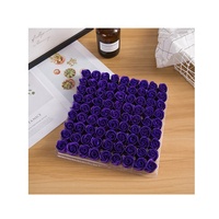 Savon en forme de rose, fleur, 100 pièces, coloré, fait main